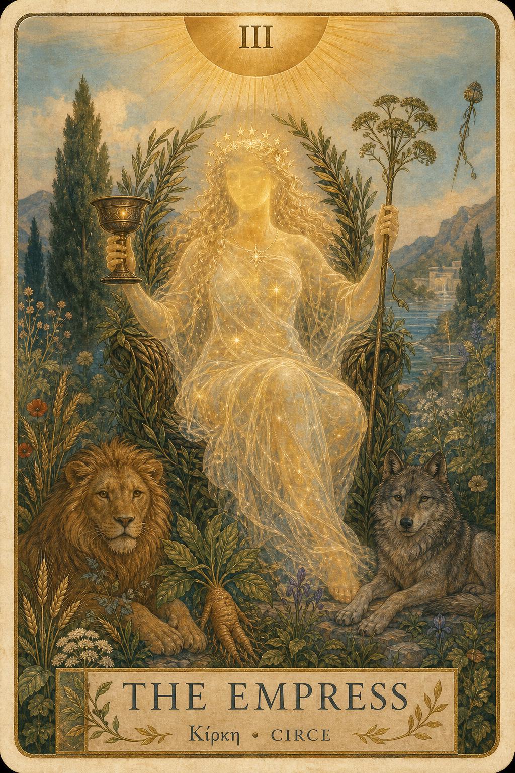 The Empress reimagined as The Tended Garden
