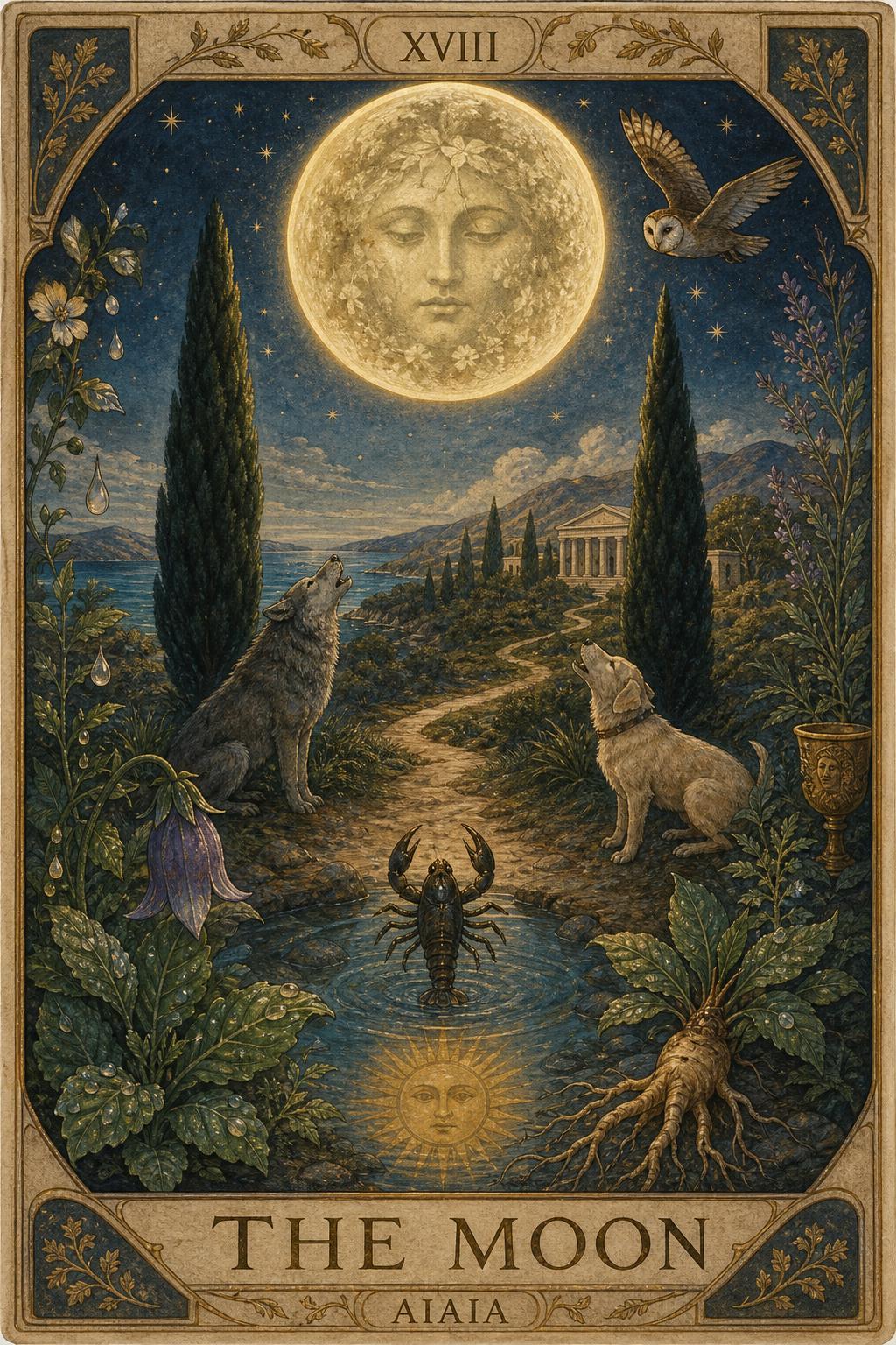 The Moon reimagined as The Night Path